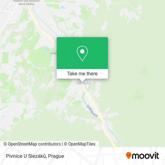 Карта Pivnice U Slezáků