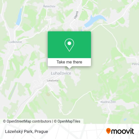 Lázeňský Park map