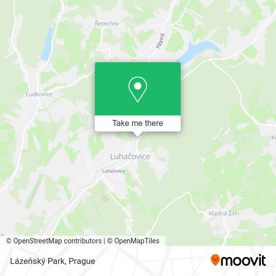 Lázeňský Park map