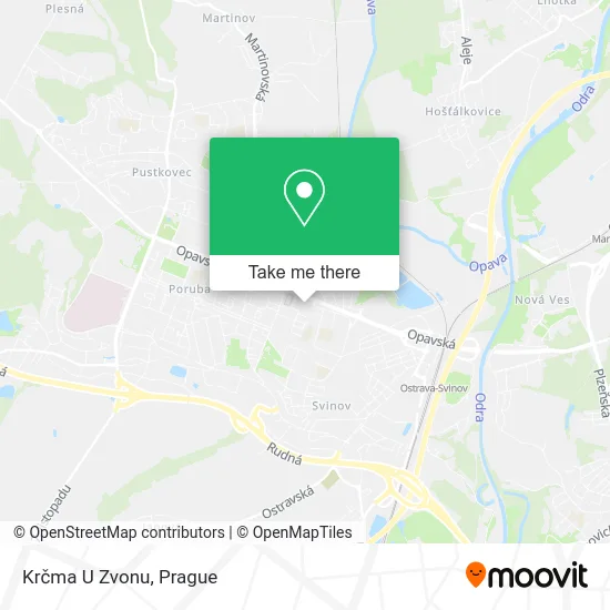 Карта Krčma U Zvonu