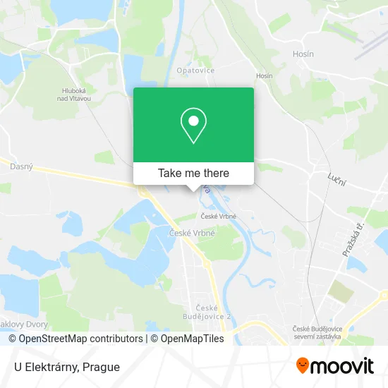 Карта U Elektrárny