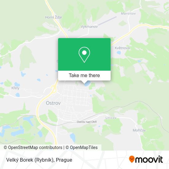 Velký Borek (Rybník) map