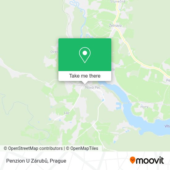 Penzion U Zárubů map