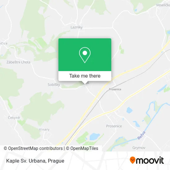 Карта Kaple Sv. Urbana