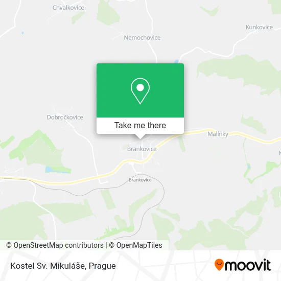 Карта Kostel Sv. Mikuláše