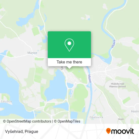Карта Vyšehrad