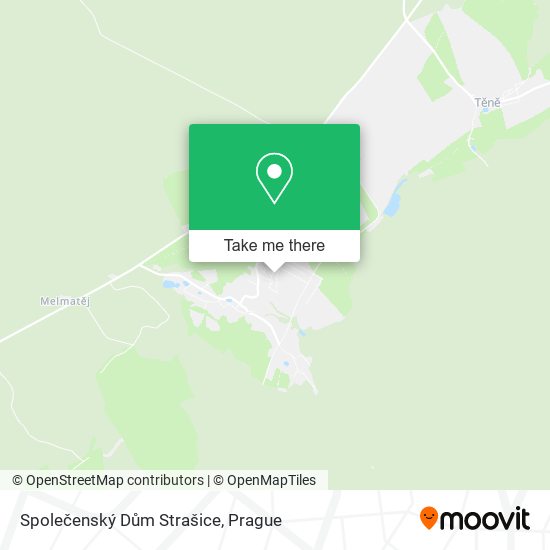 Společenský Dům Strašice map
