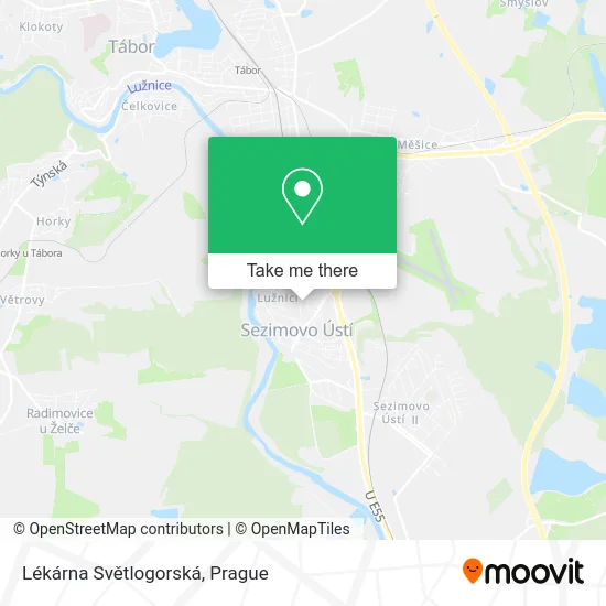 Карта Lékárna Světlogorská