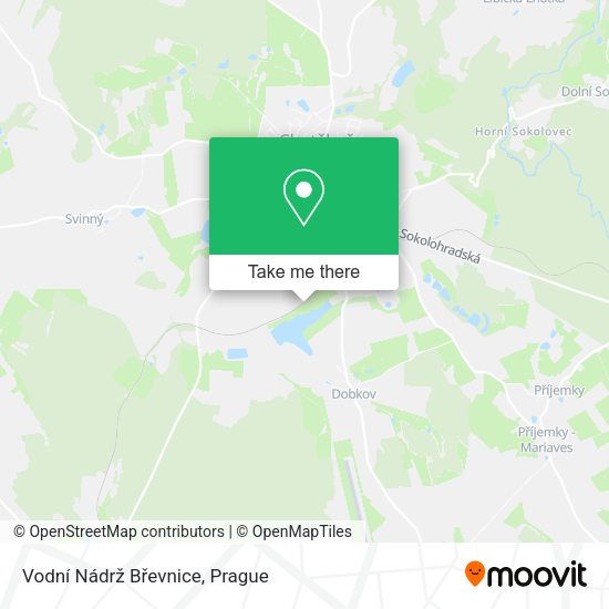 Vodní Nádrž Břevnice map