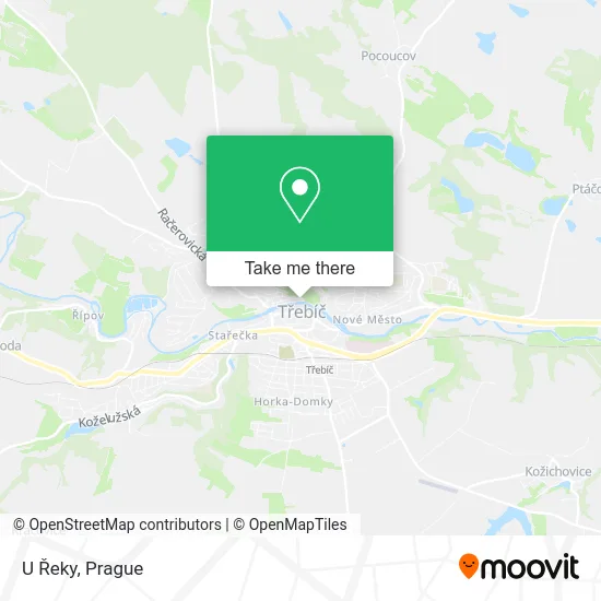 Карта U Řeky