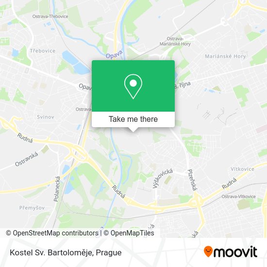 Kostel Sv. Bartoloměje map