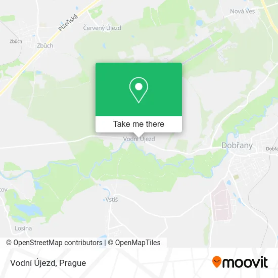 Карта Vodní Újezd