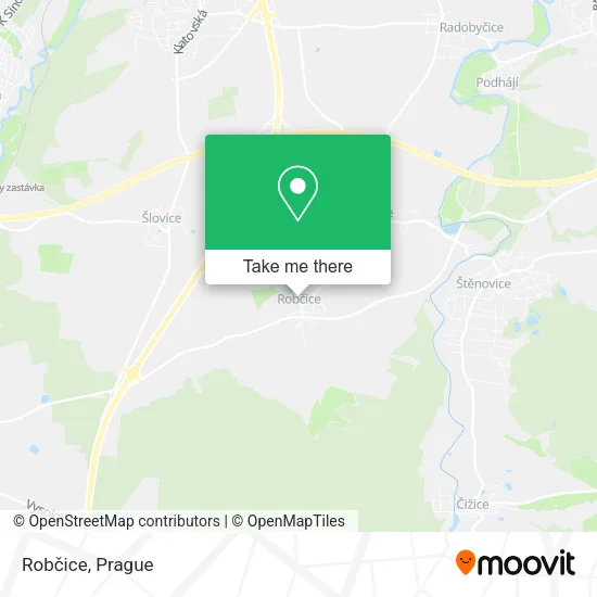 Карта Robčice