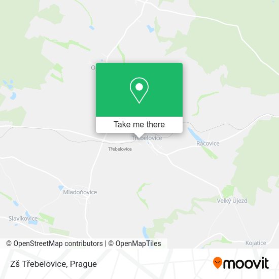 Zš Třebelovice mapa