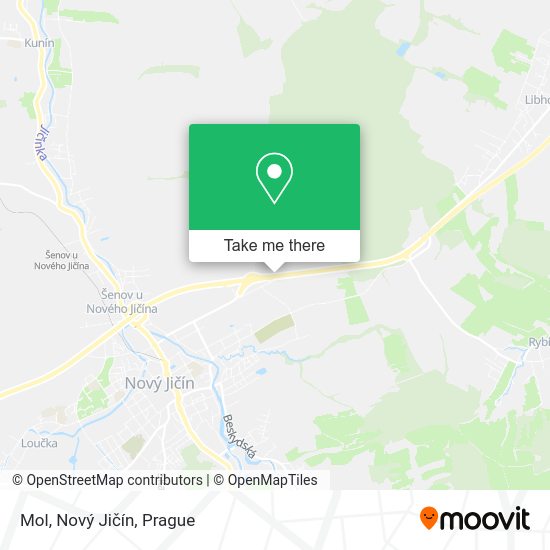 Mol, Nový Jičín map
