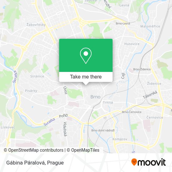 Gábina Páralová map