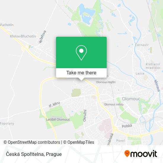 Česká Spořitelna map
