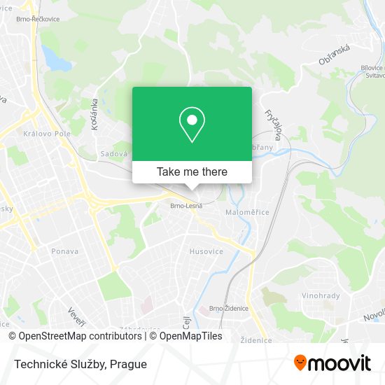 Technické Služby map
