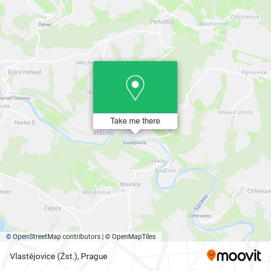 Vlastějovice (Žst.) map