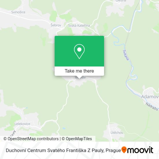 Duchovní Centrum Svatého Františka Z Pauly map