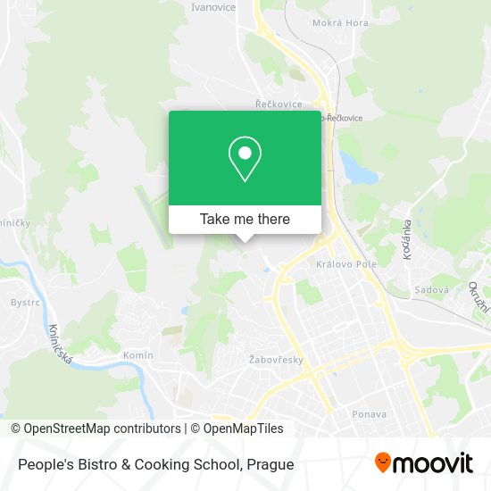 Карта People's Bistro & Cooking School