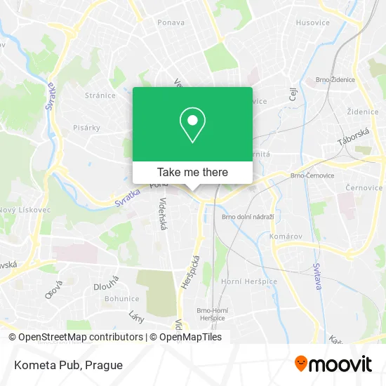Карта Kometa Pub