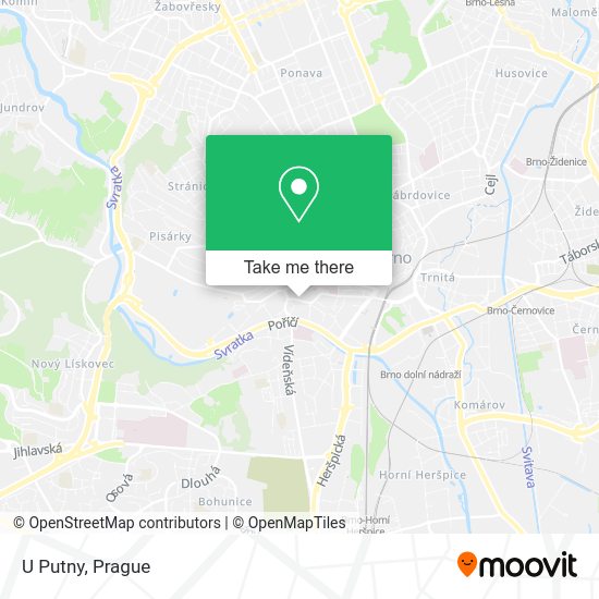 Карта U Putny