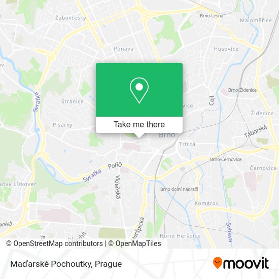 Maďarské Pochoutky map