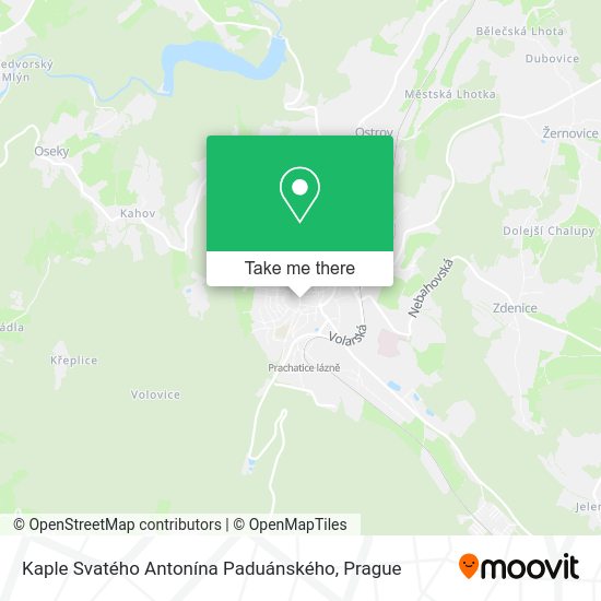 Kaple Svatého Antonína Paduánského map