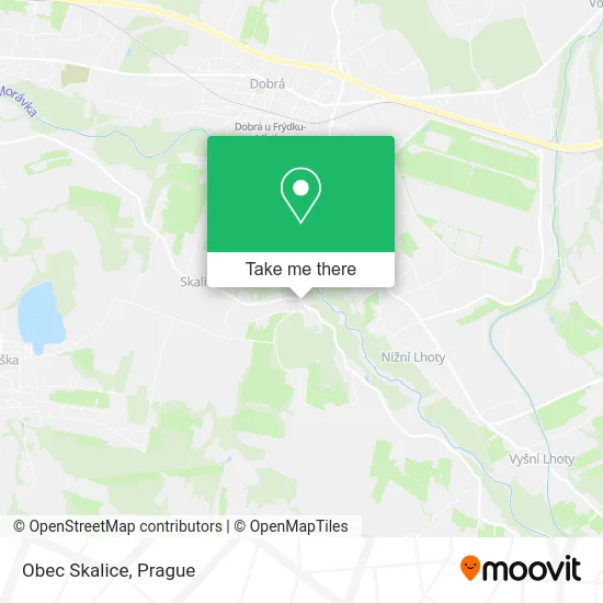 Карта Obec Skalice