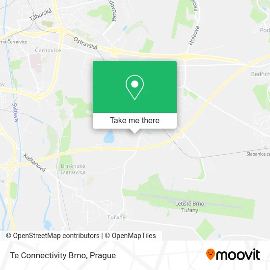 Карта Te Connectivity Brno