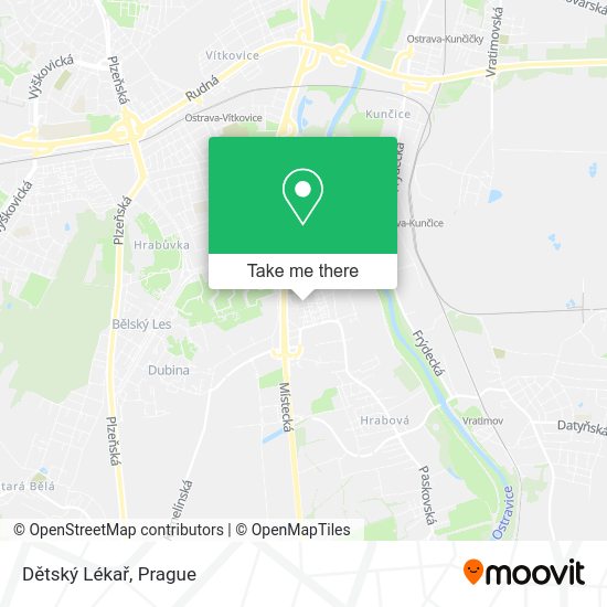 Dětský Lékař map