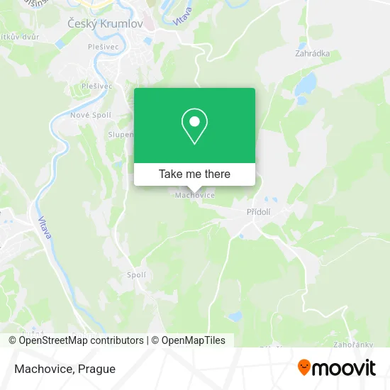 Карта Machovice