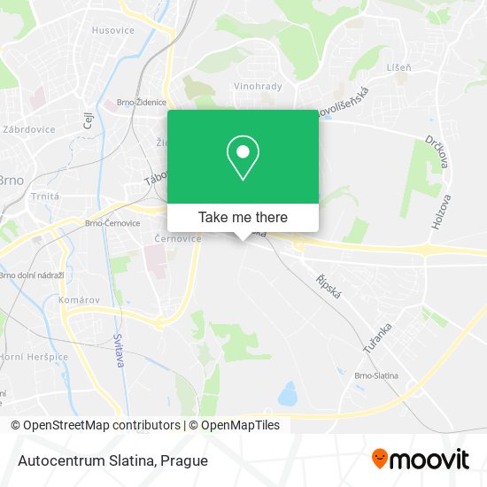 Autocentrum Slatina map