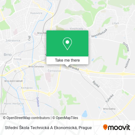 Střední Škola Technická A Ekonomická map