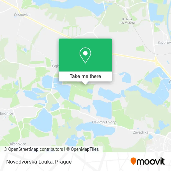 Карта Novodvorská Louka