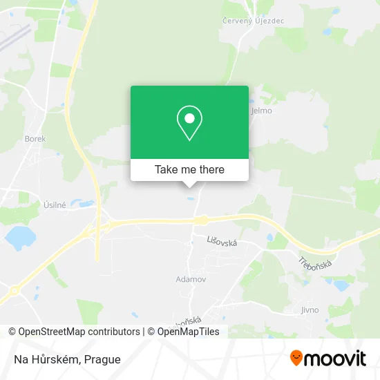 Карта Na Hůrském