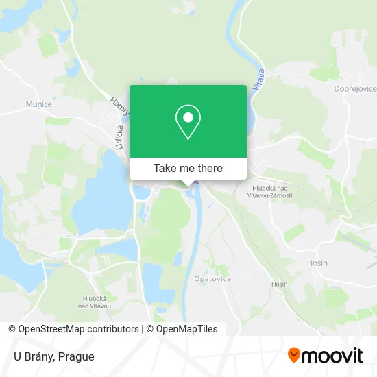 Карта U Brány