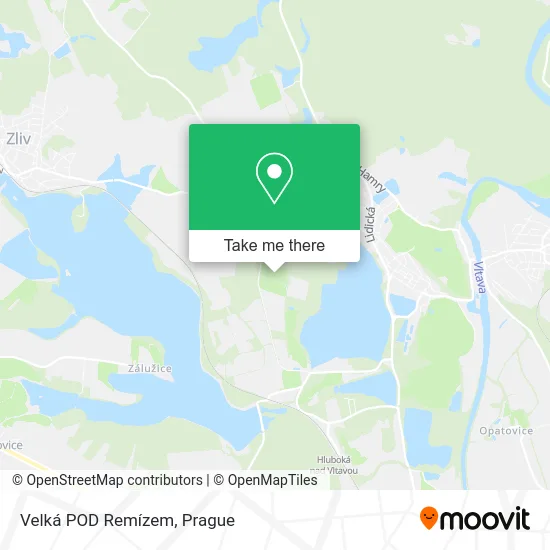 Карта Velká POD Remízem
