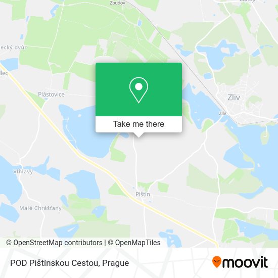 POD Pištínskou Cestou map
