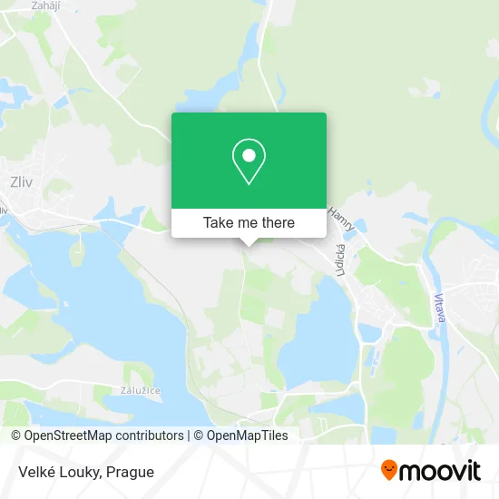 Карта Velké Louky