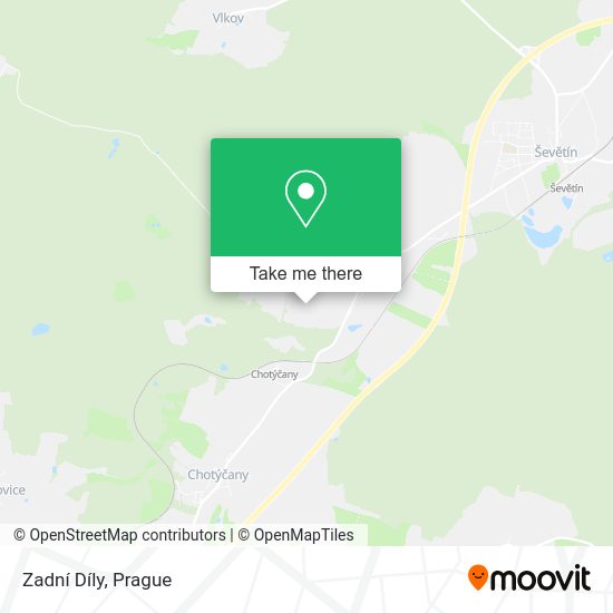 Zadní Díly map