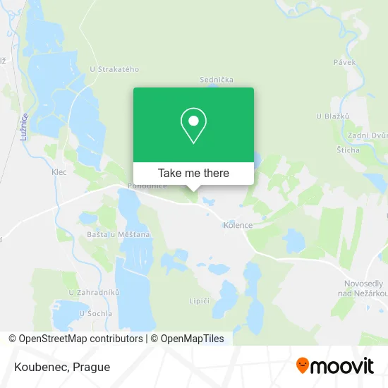 Карта Koubenec