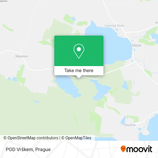 Карта POD Vrškem