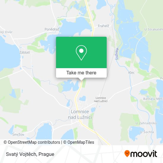 Svatý Vojtěch map