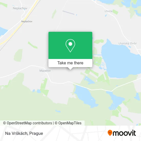 Карта Na Vrškách