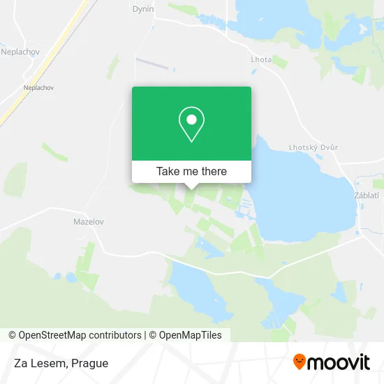 Карта Za Lesem
