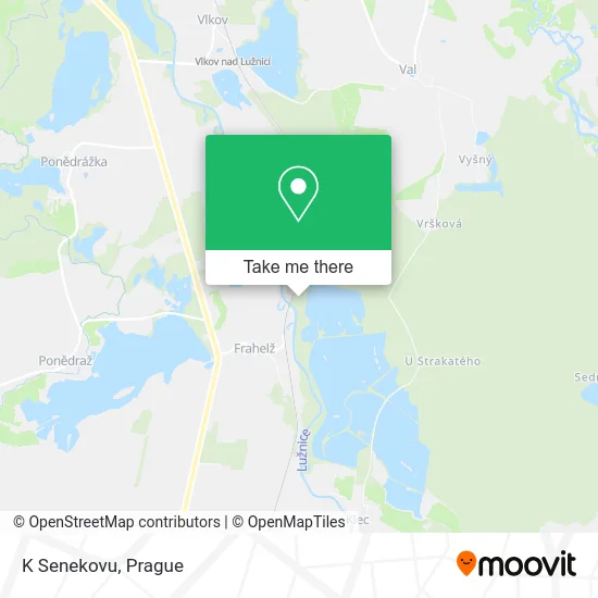 K Senekovu map