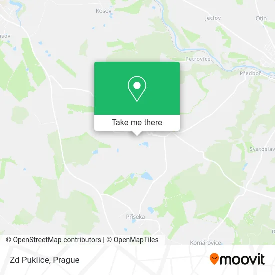 Карта Zd Puklice