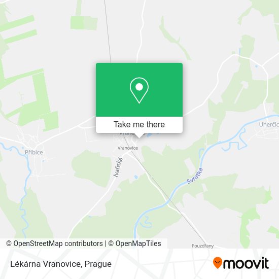 Lékárna Vranovice map